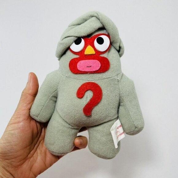 Tiger Mask Question Man Plush Doll Toy Japanese Anime Manga Japan Animation Gray - Picture 3 of 10